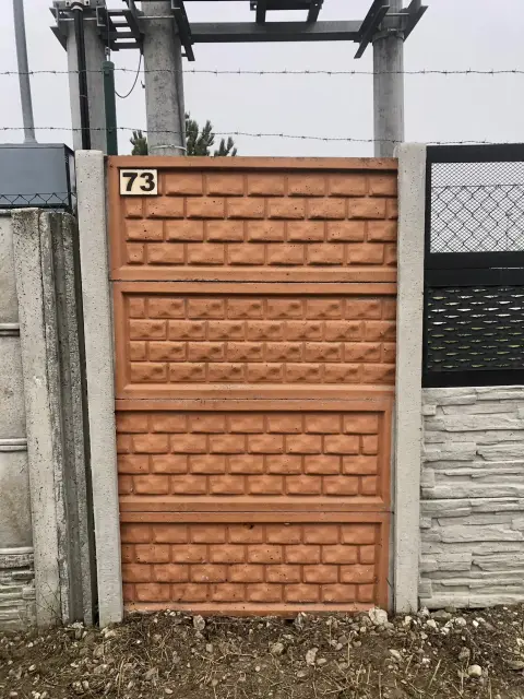 Betónový plot Emília, vzor 73