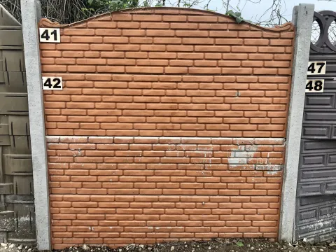 Betónový plot Kristína, vzor 41-42