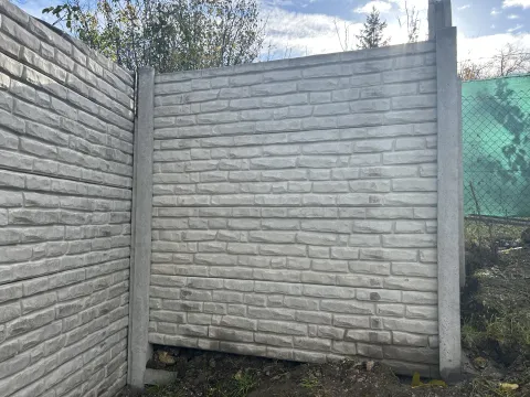Betónový plot, ukážka vzoru dosiek