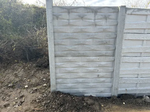 Betónový plot, ukážka vzoru dosiek